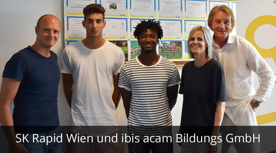 SK Rapid Wien und ibis acam Bildungs GmbH