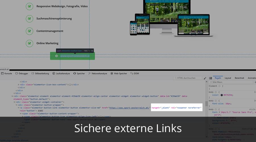 Sichere externe Links