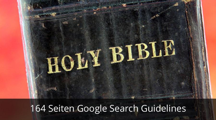 Richtlinien Google Search Guidelines