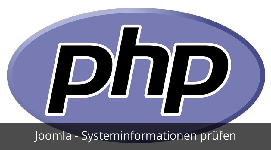 Joomla PHP Version prüfenv