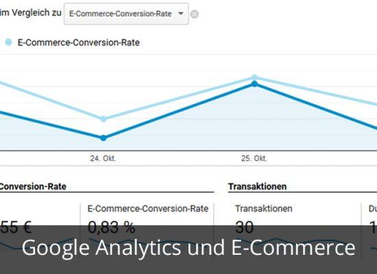 Google Analytics und E-Commerce