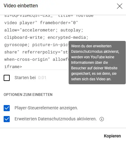 youtube erweiterter datenschutz