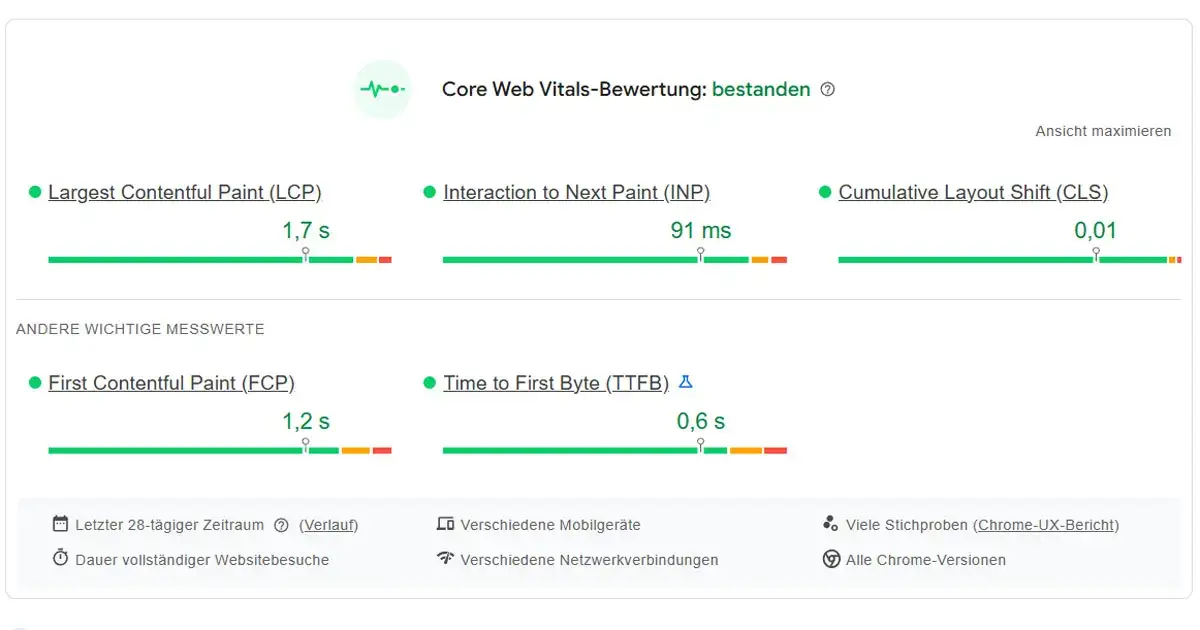 google pagespeed